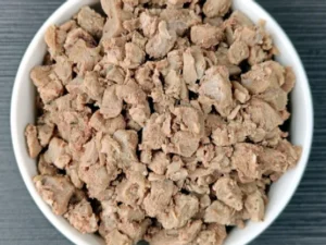 Slow cooked cubes of mutton for dogs, available for delivery across Bangalore. Use it as a meal topper and include a variety of protein in your dog's diet.