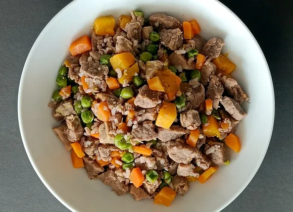 Order Beef meals for dogs from Hungry Eyes, fresh dog food, Bangalore